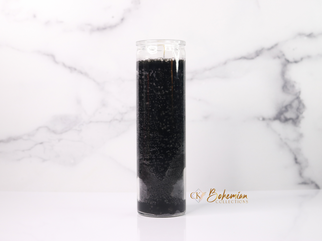 Plain Black Candle