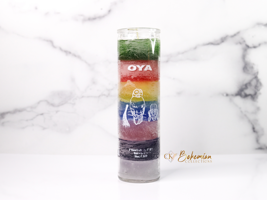 Oya Orisha Candle